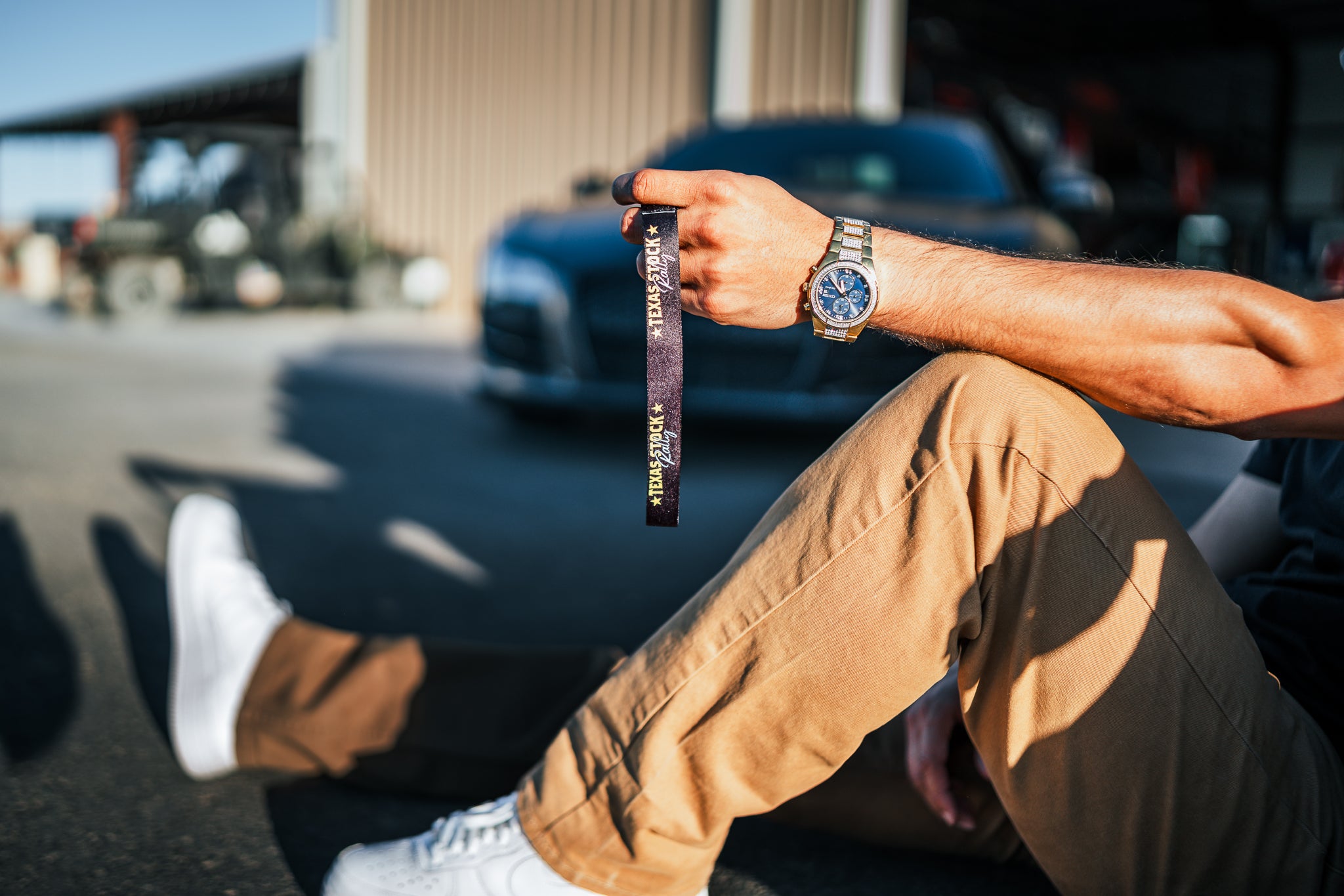 TXSR Minimalist Lanyard – Black / Gold - 2 Entries