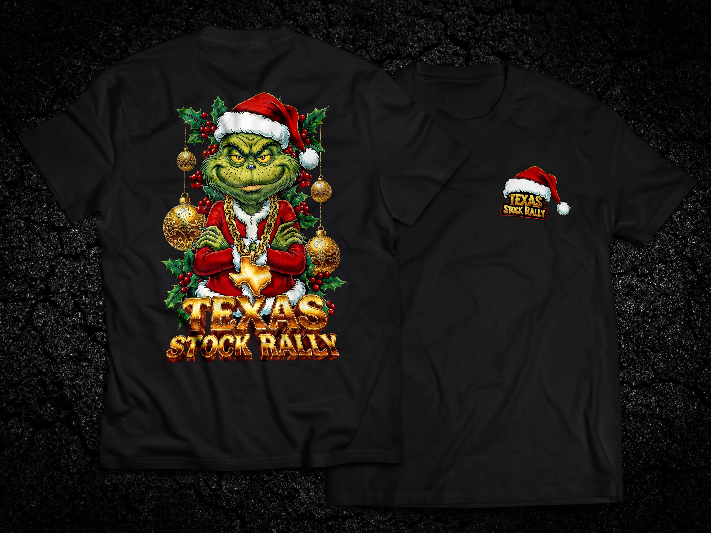 TXSR Grinch Christmas Tee – 10 Entries