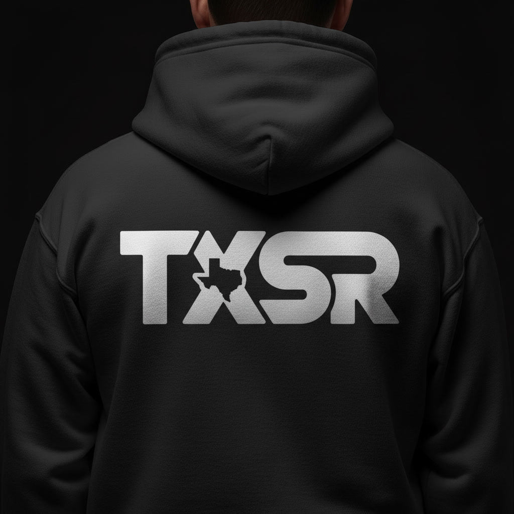 TXSR Essentials Hoodie – Black
