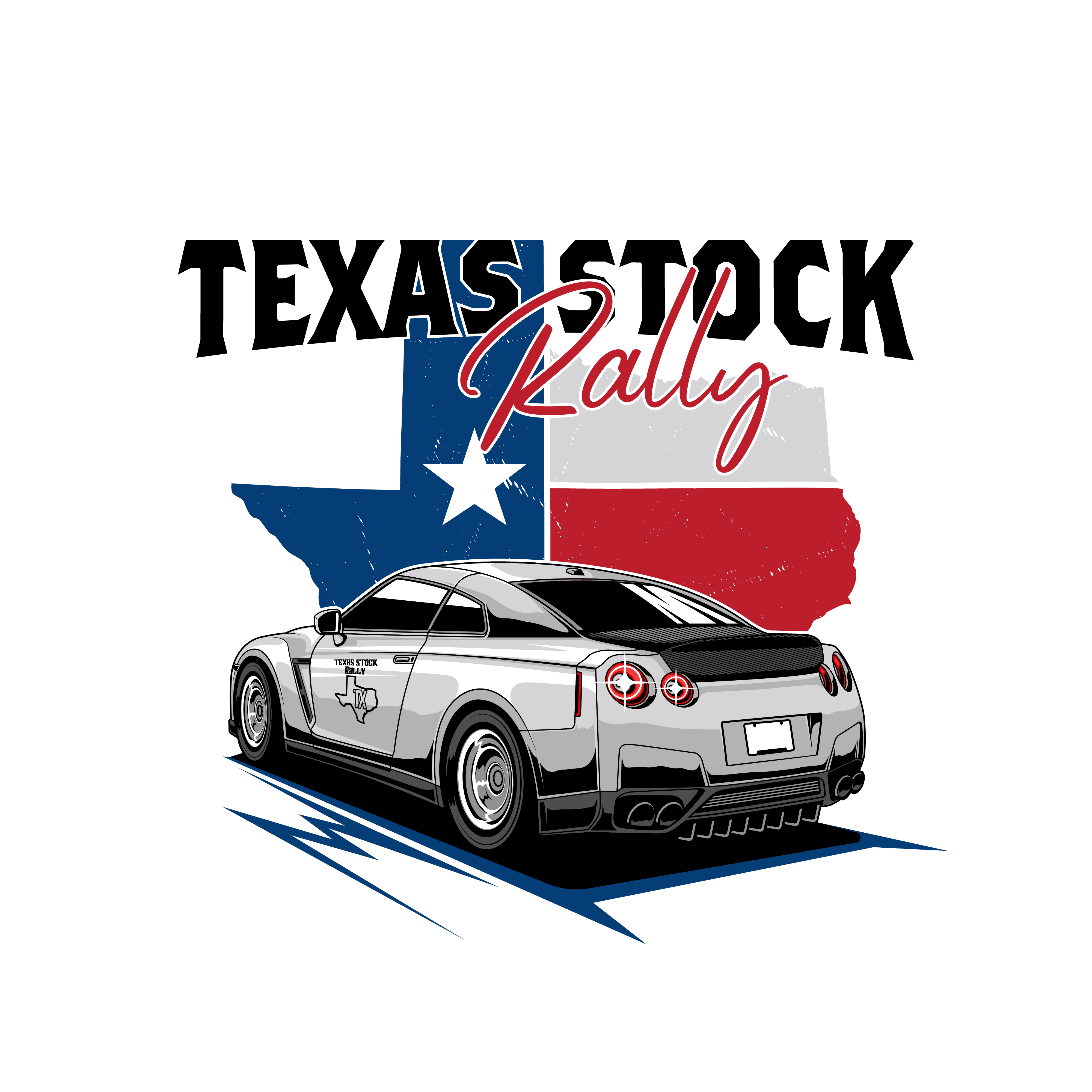 Texas Stock Rally GTR Short Sleeve T-Shirt