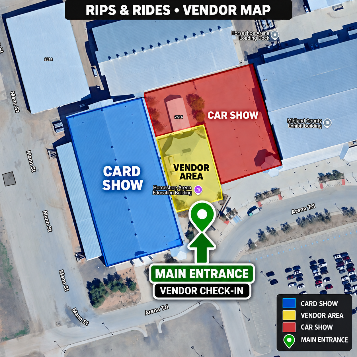 TXSR Rips & Rides Car Show Registration